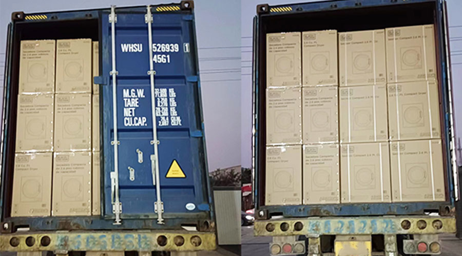 不分晝夜！完成客戶滾筒衣服烘干機發(fā)貨是職責(zé)所在