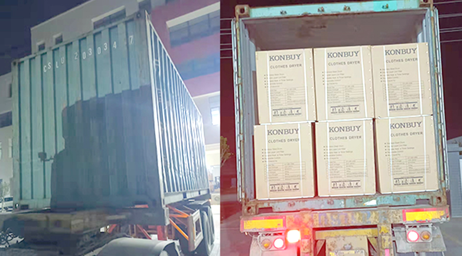 國(guó)內(nèi)外市場(chǎng)“兩開(kāi)花”！康標(biāo)滾筒干衣機(jī)出貨到國(guó)外