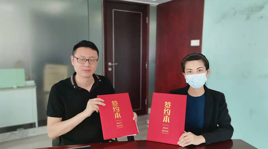 祝賀！金環(huán)電器與寧波某品牌電商客戶再次合作，簽約成功！