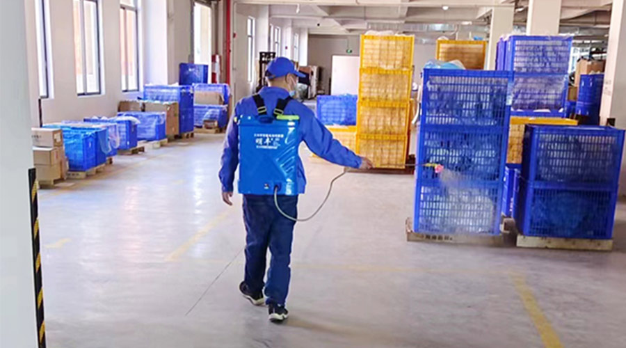 健康和安全放首位！金環(huán)電器全面開展工廠除菌工作