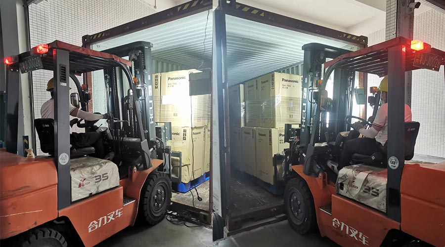 趕進(jìn)度加油干！ 迅速完成松下客戶(hù)的衣物烘干機(jī)出貨