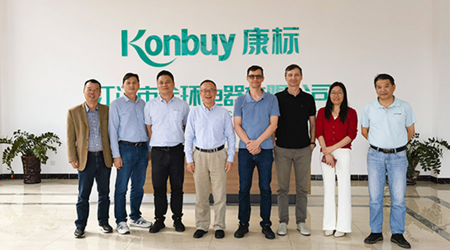 新項(xiàng)目對(duì)接！客戶伊萊克斯親臨金環(huán)電器參觀指導(dǎo)